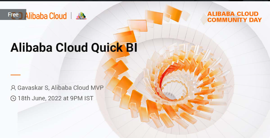 Alibaba Cloud Quick BI - Evento