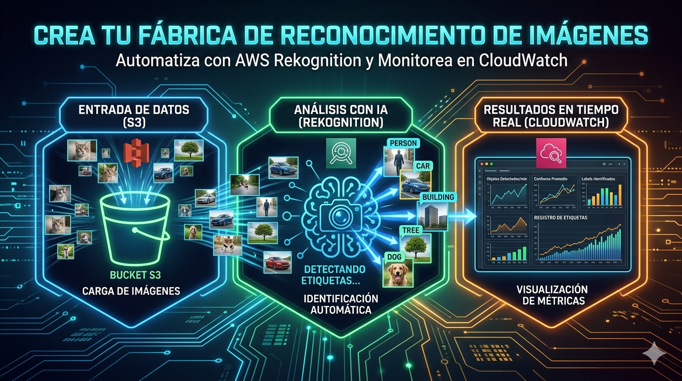 Crea tu propia Fábrica de Reconocimiento de Imágenes con Amazon Rekognition